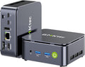 GMKtec G10 Mini PC Ryzen 5 3500U - 16 GB RAM y SSD de 512 GB - Radeon Vega 8 con triple salida 4K - LAN 2,5GbE WiFi Bluetooth USB C y DisplayPort