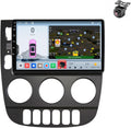Radio Android 14 para Mercedes Benz Clase M W163 - Pantalla táctil de 9 pulgadas con 2 GB RAM y 32 GB - CarPlay navegación FM y SWC - WiFi 4G Bluetooth Ethernet y USB