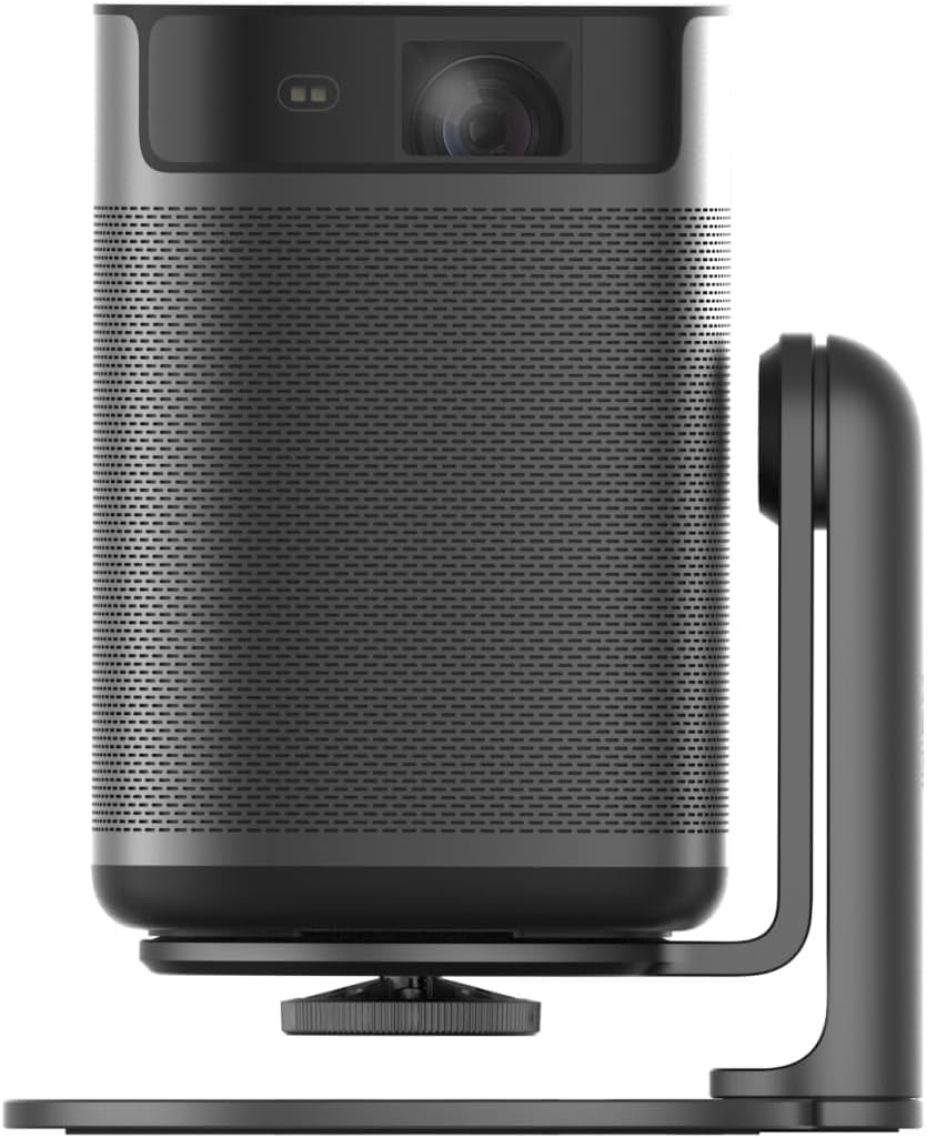 XGIMI MoGo 2 Pro New - Mini proyector portátil Full HD 1080P de 430 lúmenes ISO - Google TV con Netflix y soporte multiángulo - Altavoces 2 x 8 W WiFi Bluetooth y autoenfoque