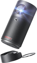 NEBULA Capsule Air - Mini proyector portátil HD 720P con Google TV y Netflix oficial - Pantalla de hasta 100 pulgadas y Dolby Digital - DLP con altavoz 360 grados HDMI y USB