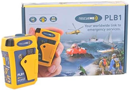 Ocean Signal rescueME PLB1 - Baliza personal impermeable con GPS - Formato compacto de 8 x 5 x 3 cm - Para senderismo navegación montañismo y actividades al aire libre