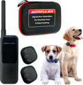 Aorkuler pack de 2 rastreadores GPS para perros - Seguimiento en tiempo real sin señal móvil ni teléfono - Batería de 2400 mAh y hasta 24 horas - Para senderismo camping y granjas