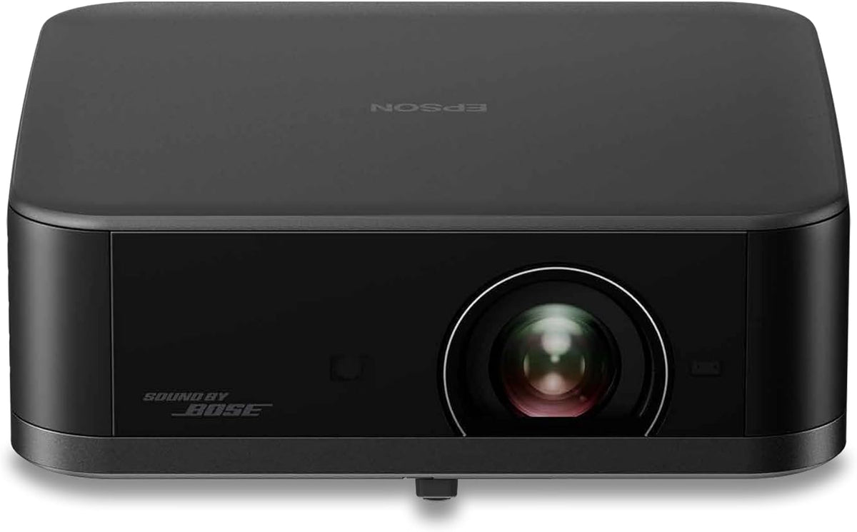 Epson Lifestudio Pop Plus EF 62B - Proyector portátil Full HD con 4K PRO UHD - Google TV y sonido Bose para interior y exterior - WiFi Bluetooth HDMI USB y montaje en trípode