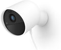 Philips Hue Secure - Cámara con cable 2K para interior y exterior - Notificaciones e integración con luces Hue - Alimentación continua montaje en pared y compatibilidad Android iOS