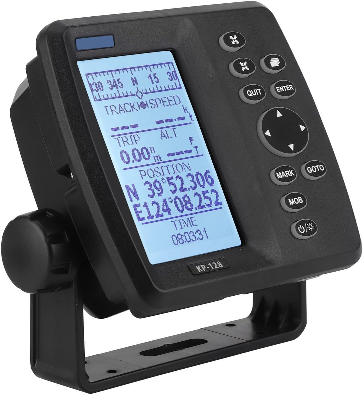 Navegador GPS satelital marino - Pantalla LCD de 4,3 pulgadas con posicionamiento 3D - Alimentación de 12 a 24 V - Sistema multifunción para navegación en barco