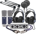 SUBZERO Base 2 set para pódcast y entrevistas - Conjunto para grabación de voz y contenido hablado - Peso total aproximado de 5,92 kg - Equipo para estudio pódcast y entrevistas