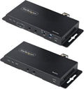 StarTech ST121HD20FXA2 extensor HDMI por fibra - 4K a 60 Hz hasta 1 km - Fibra óptica LC monomodo y multimodo - HDR HDCP audio RS232 e IR