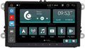 Radio Android para Volkswagen Golf Sharan Tiguan - Pantalla táctil de 9 pulgadas con 8 núcleos - CarPlay Android Auto y GPS - Bluetooth WiFi USB DAB y audio estéreo