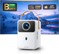 Toptro proyector portátil con Android TV - Full HD 1080p y batería incorporada - Brillo indicado de 26000 lúmenes y enfoque eléctrico - WiFi Bluetooth HDMI USB y audio de 3,5 mm