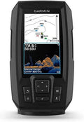 Garmin Striker Vivid 4cv sonda náutica - Pantalla de 10,24 cm con resolución 272 x 480 - Diseño impermeable para barco - Conexión USB y montaje en popa