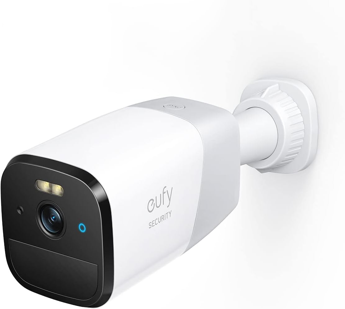 eufy Security cámara de vigilancia 4G LTE - Vídeo 2K HD para exterior sin WiFi - Visión nocturna Starlight y detección de personas - Tarjeta SIM y memoria local integradas