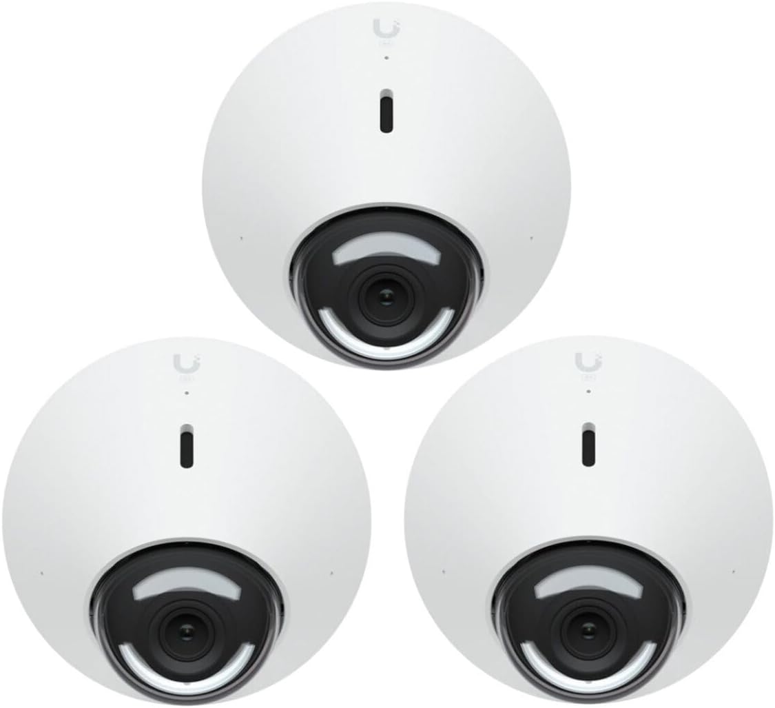 Ubiquiti UVC G5 Dome 3 - Cámara de vigilancia domo 1080P para seguridad interior - Diseño blanco compacto para instalación fija - Compatible con sistemas Ubiquiti y gestión de vídeo en red