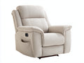 Sillones reclinables tapizados 93x97x105 cm - beige - diseño moderno para salón